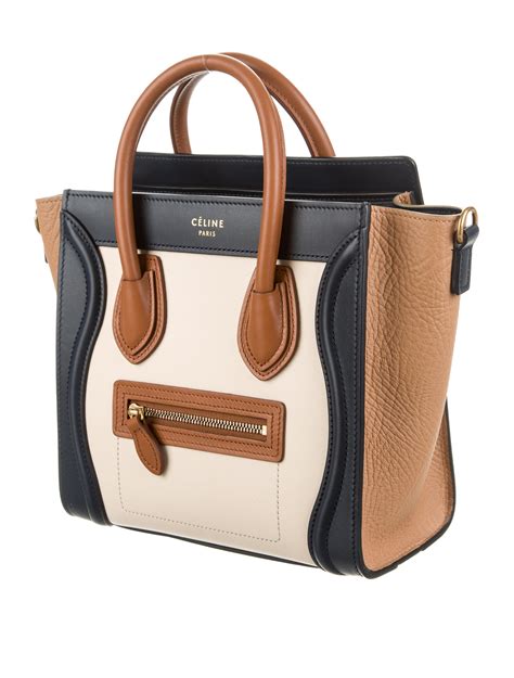 women celine bags celine luggage|Celine nano luggage shoulder bag.